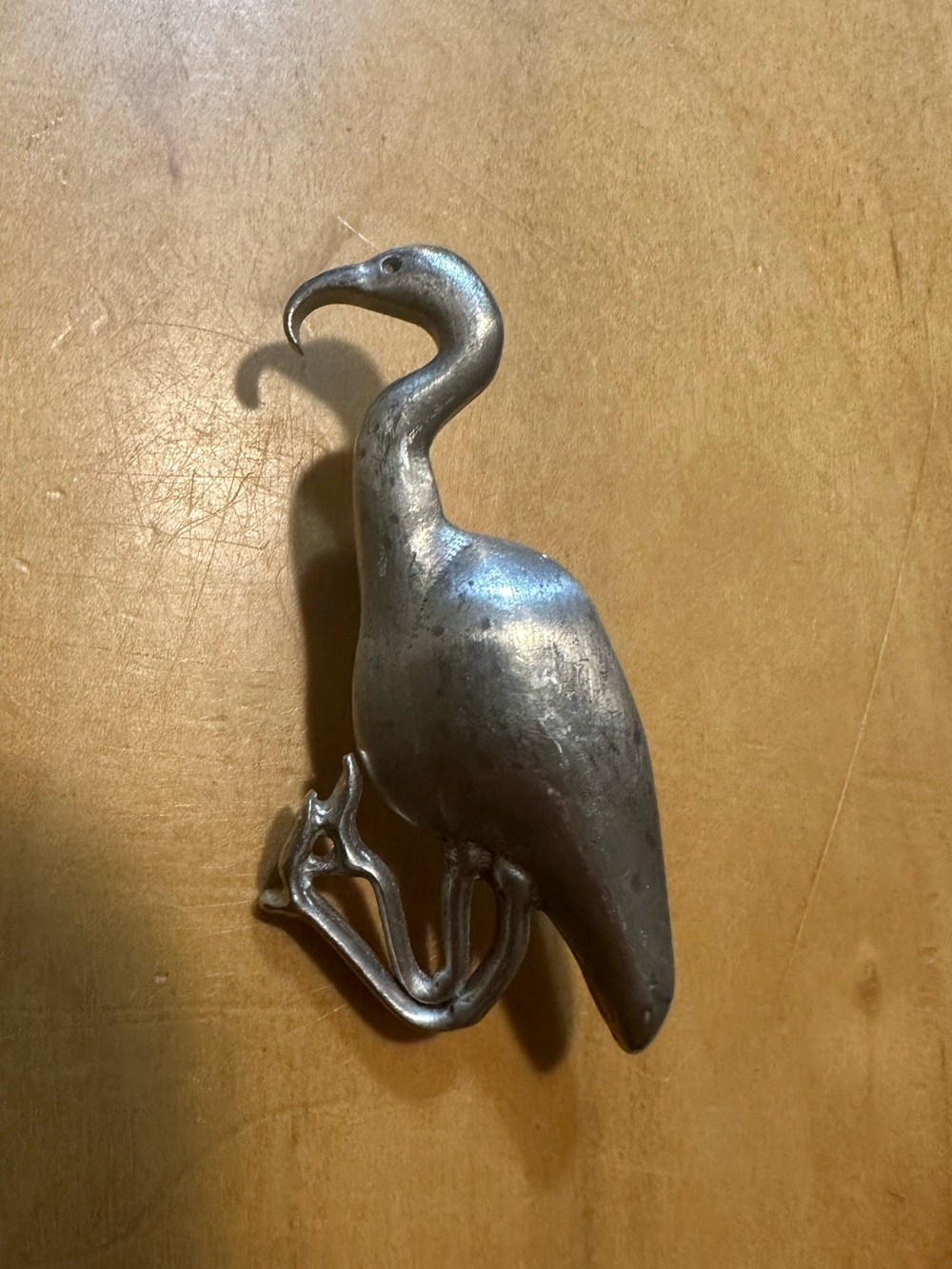 Vintage Frederick Pewter Canadian Bird Brooch